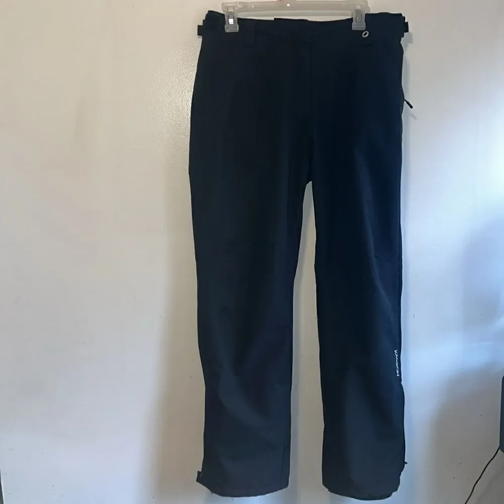 EXCELLENT CONDITION WOMEN’S SIZE 8 BLACK KARBON PRISM INSULATED SKI/SNOWPANTS